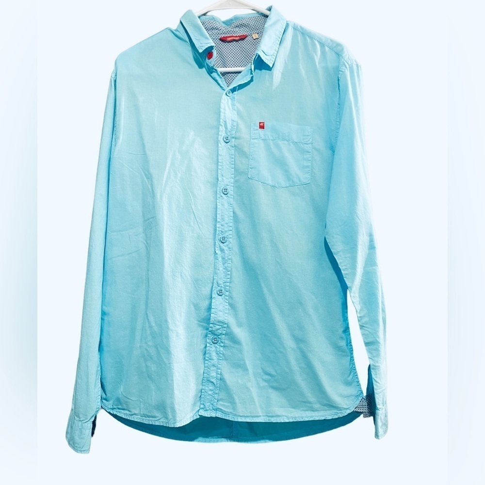 havainas, long sleeve Women's long sleeve button down shirt,Size S 100% cotton